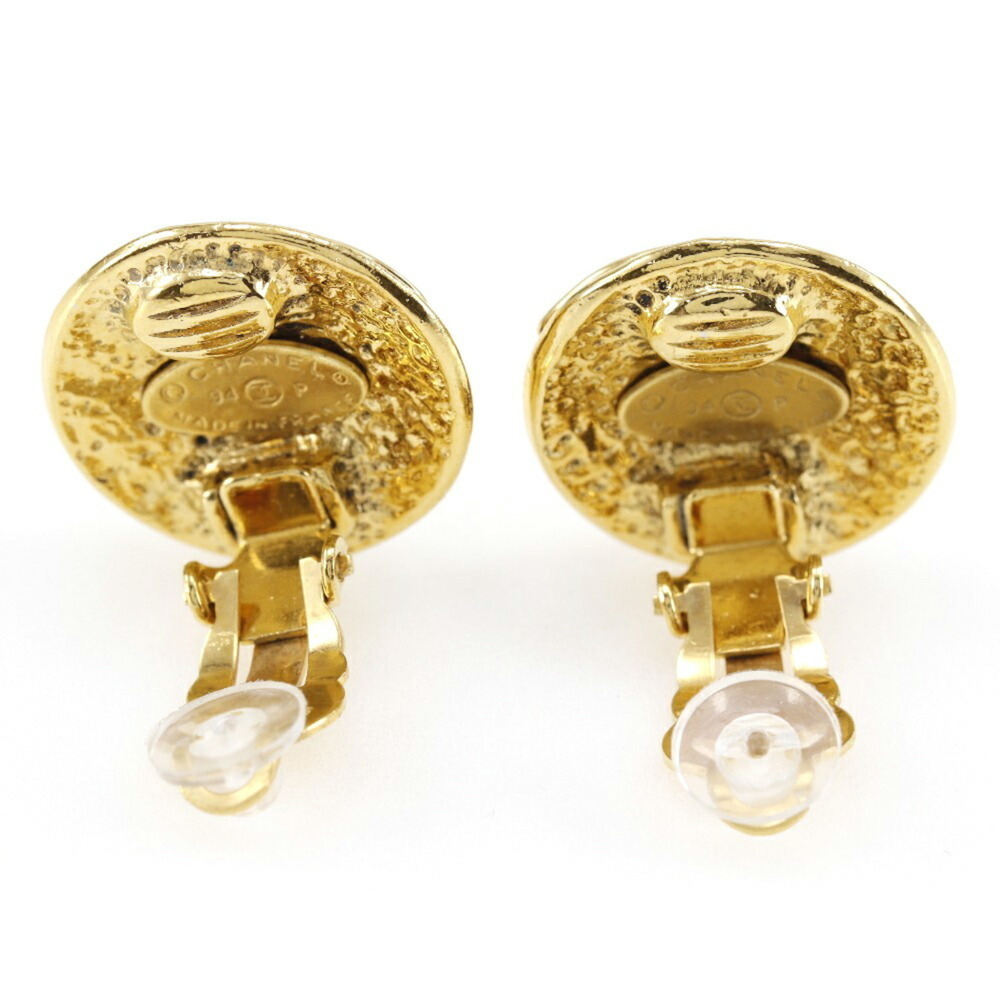 CHANEL Authentic Gold Earrings - Picture 4 of 9